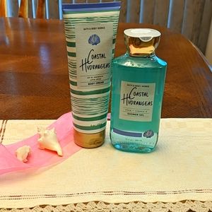 NWT BBW Coastal Hydrangeas Duo